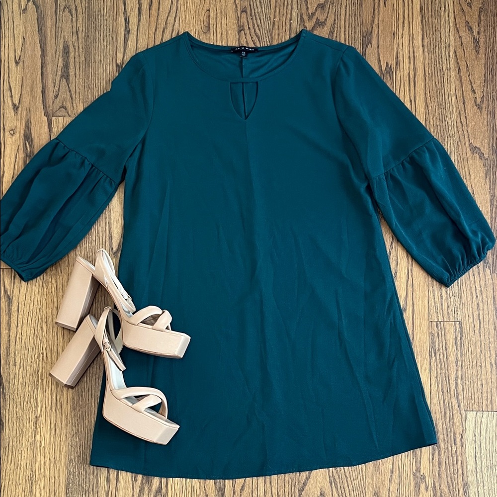 As U Wish Moss Green Dress
